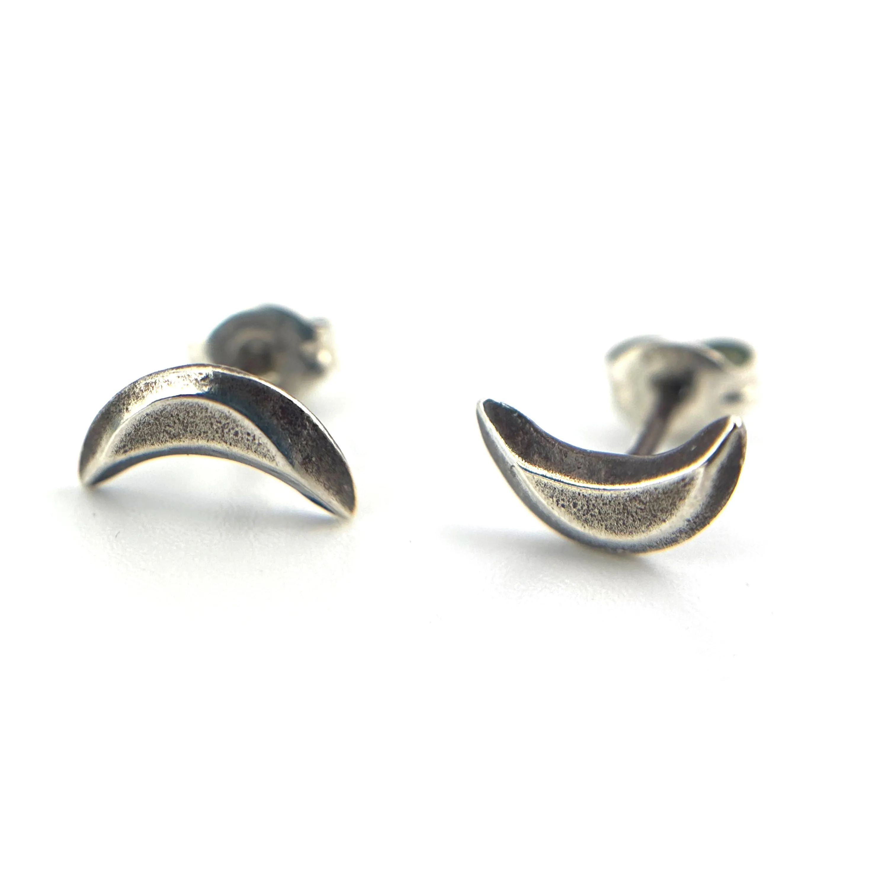 CRESCENT MOON Stud Earrings