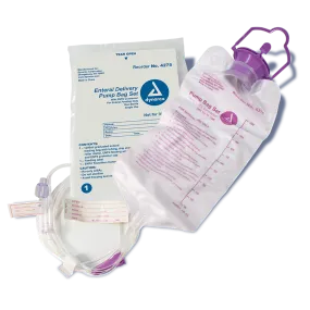 Dynarex - Enteral Delivery Pump Bag Set with ENFit connector