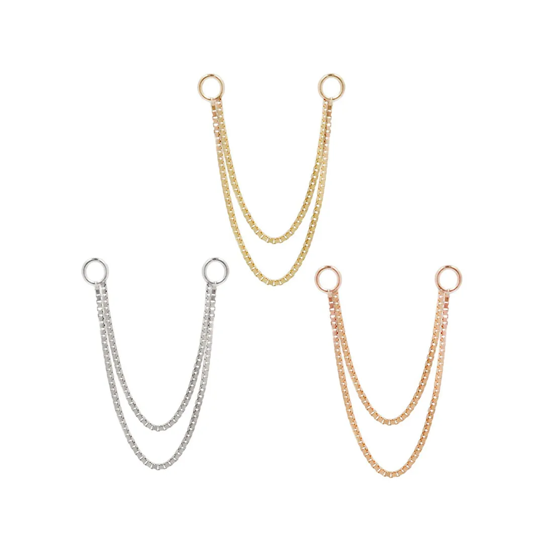 Gold Double Box Chain