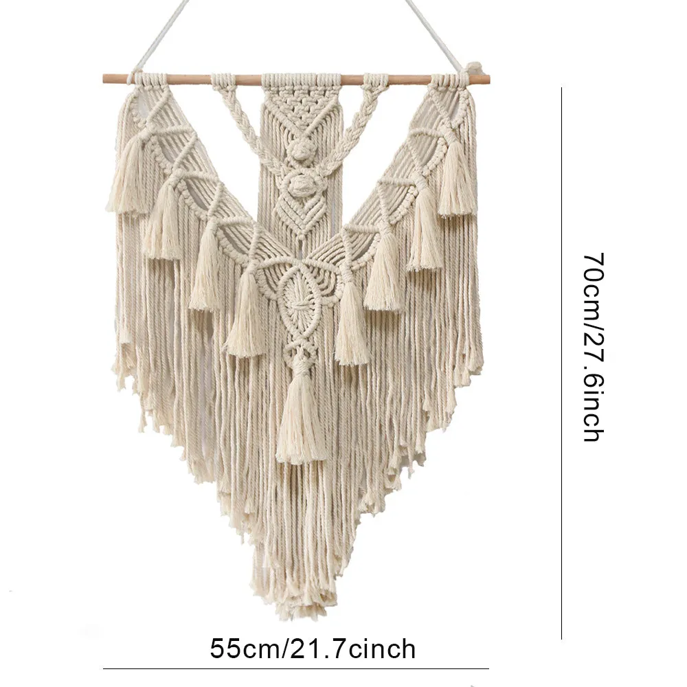 Hand Woven Macrame Wall Hanging Art 5 Different Styles You Choose Crescent Moon Star Wise Owl Handmade Bohemian Decoration Gorgeous Tapestry Hippie Gypsy Home Decor Living Room Bedroom