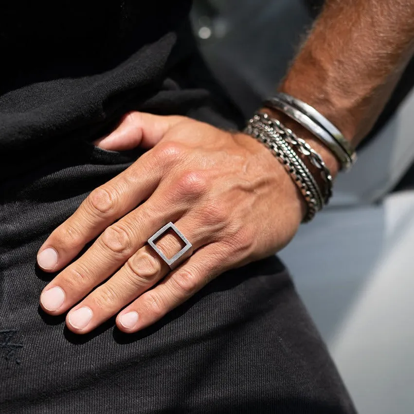 Hollow Square Ring