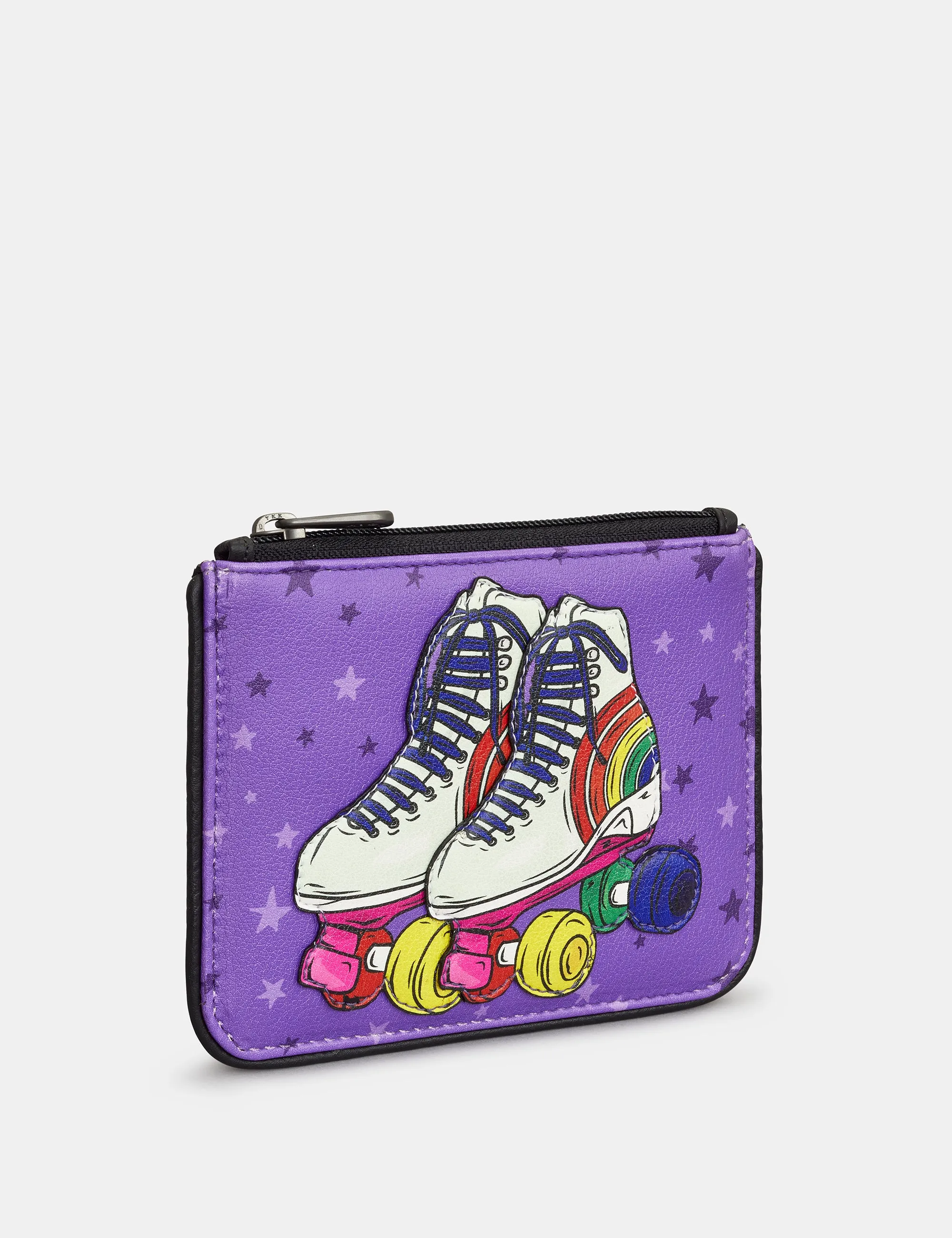 Let the Good Times Roll Zip Top Leather Purse