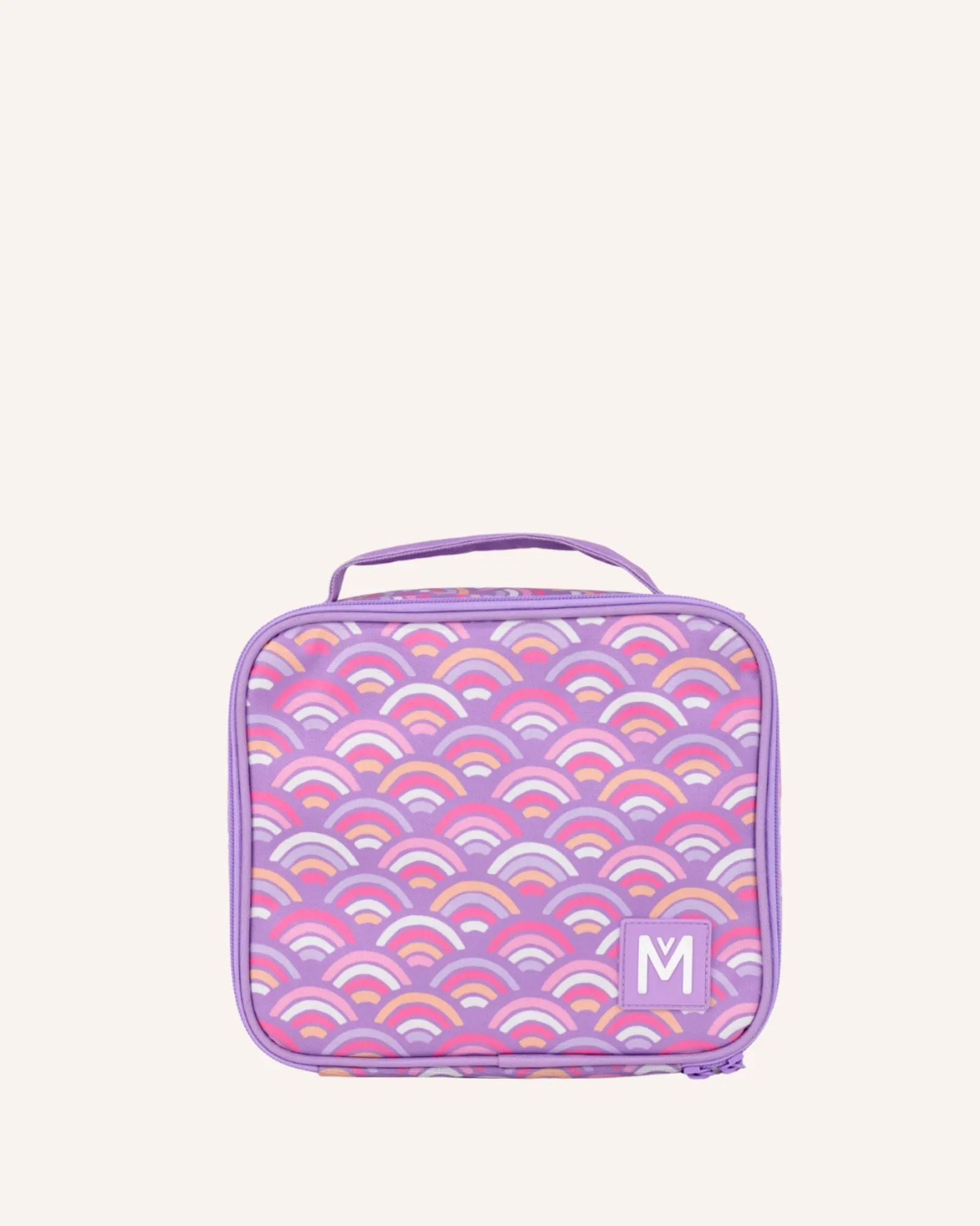 MontiiCo Medium Lunch Bag and Bottle Set - Rainbow Roller