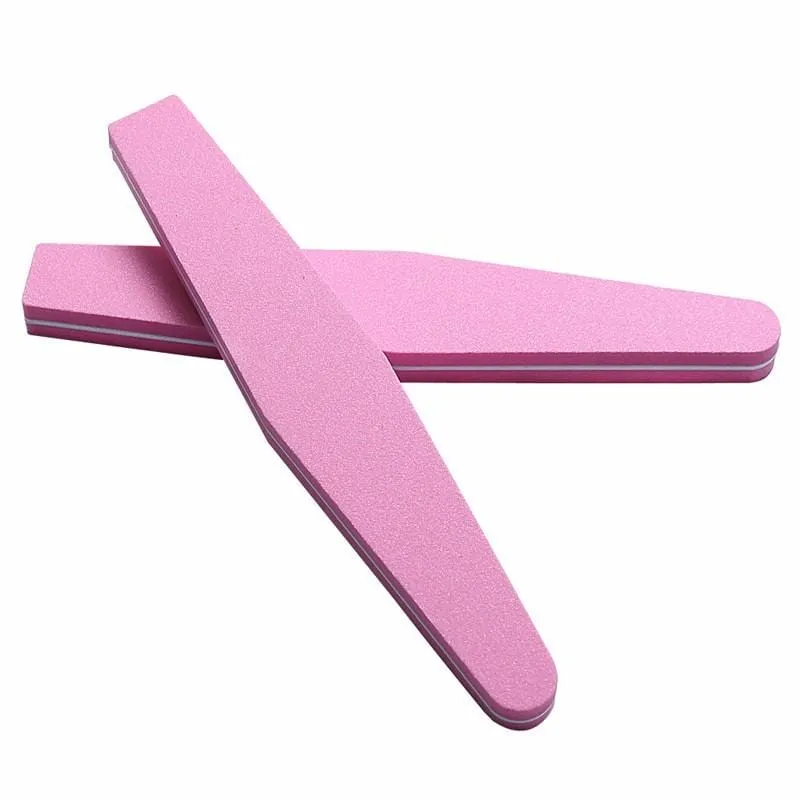 Professional Nail Files 10pcs Buffing Slim Crescent 100/180 Nail Beauty Tools Diamond Spong Block Polissoir Ongles Nail Tool