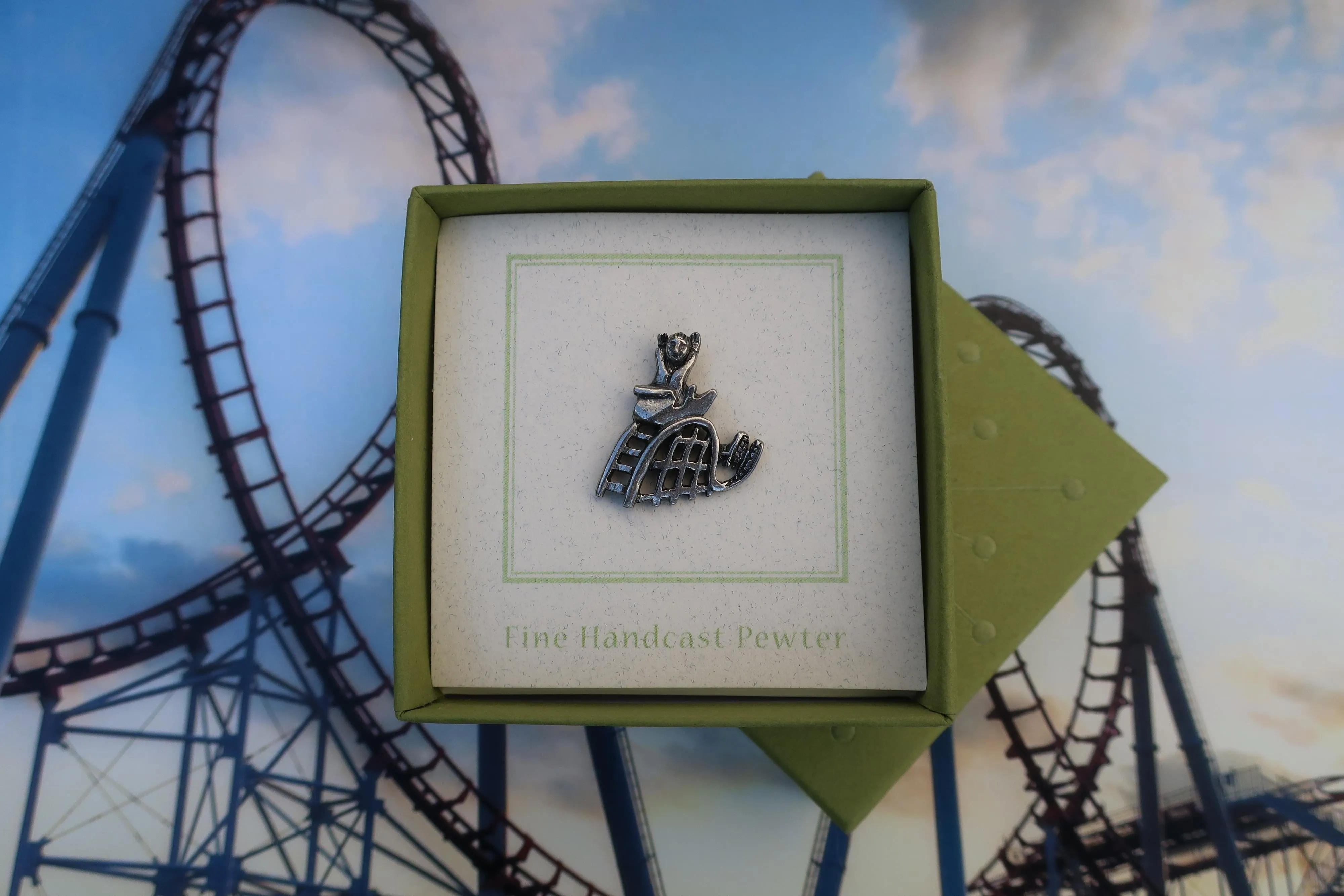 Roller Coaster Lapel Pin