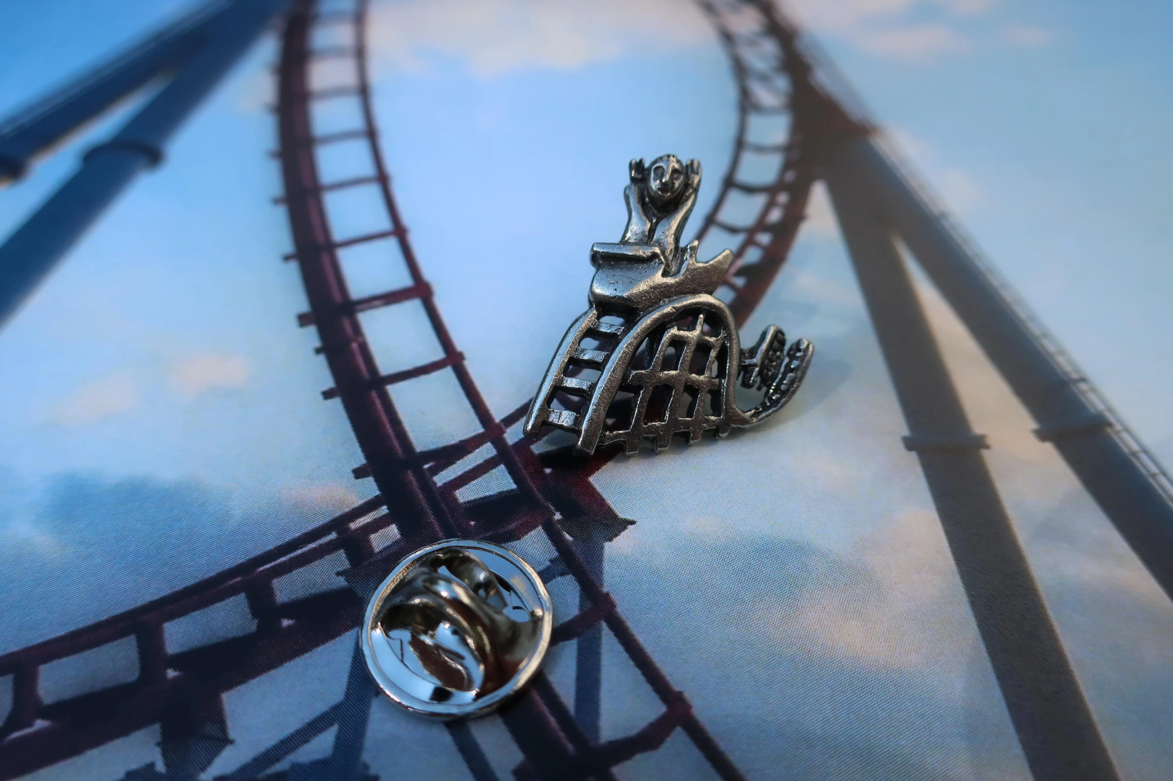 Roller Coaster Lapel Pin