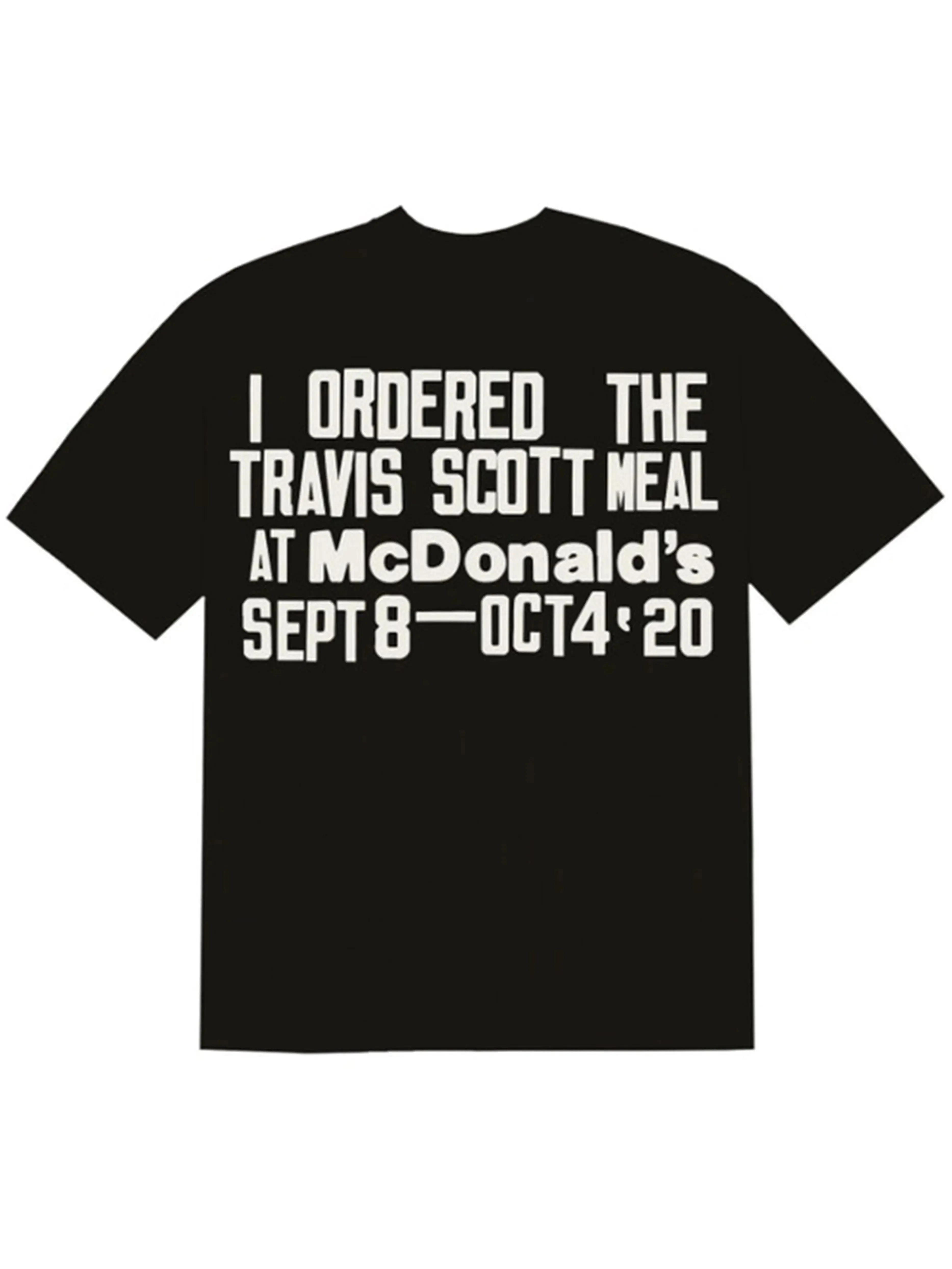 Travis Scott x CPFM 4 CJ Burger Mouth T-Shirt Black