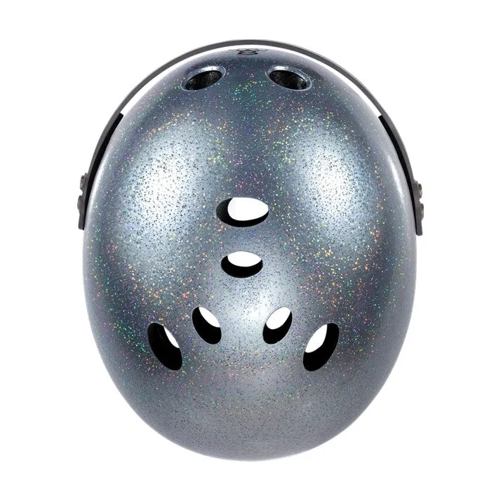 Triple 8 The Visor Silver Glitter Helmet