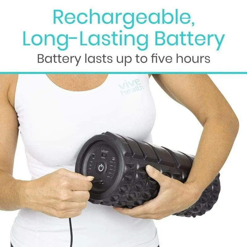 Vive Health Vibrating Foam Roller - Black