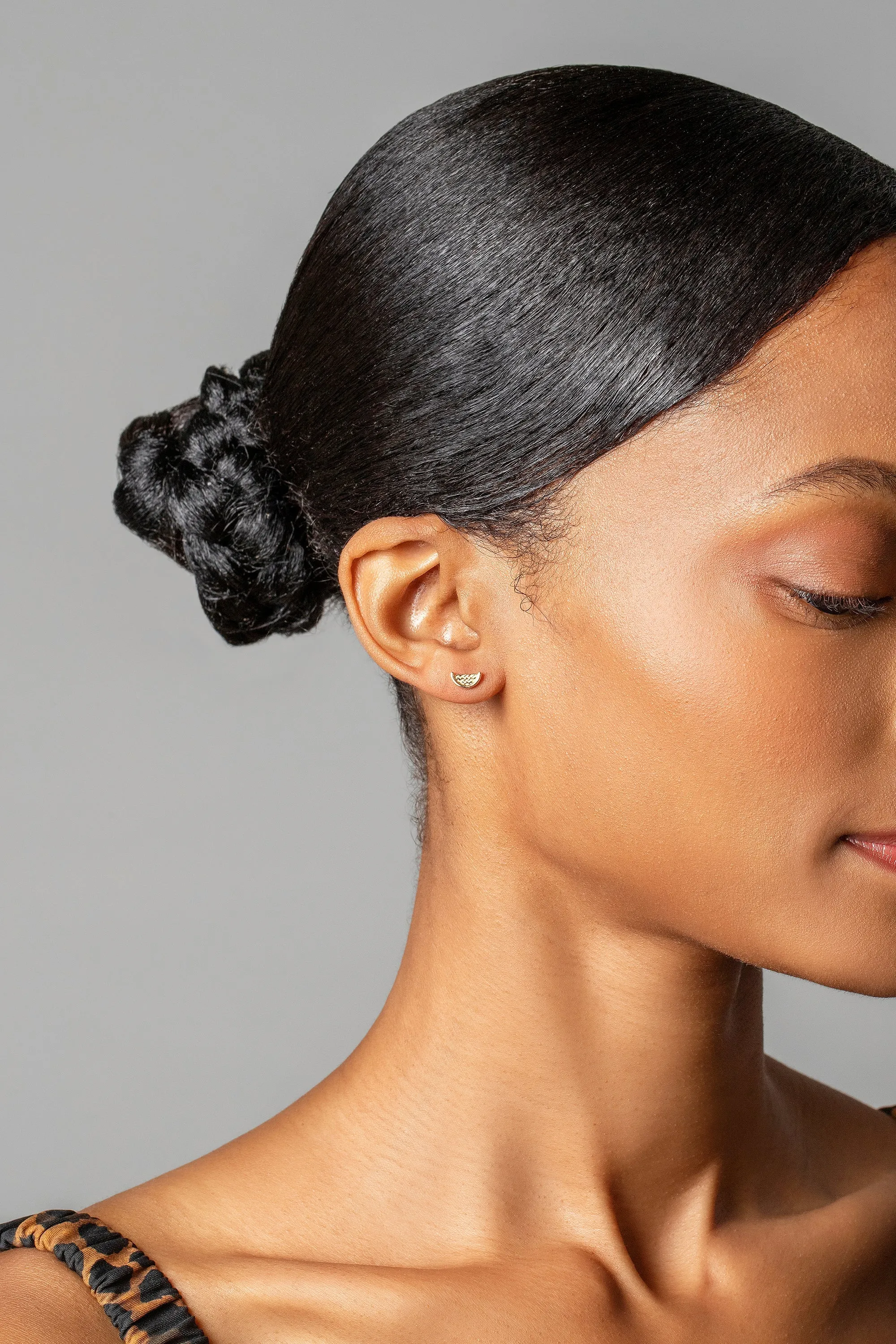 Water Stud Earring Single